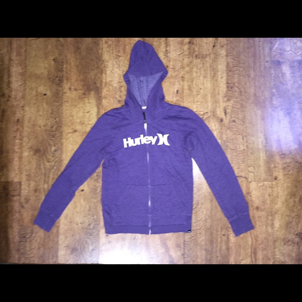 Hurley zip up hooded sweatshirt